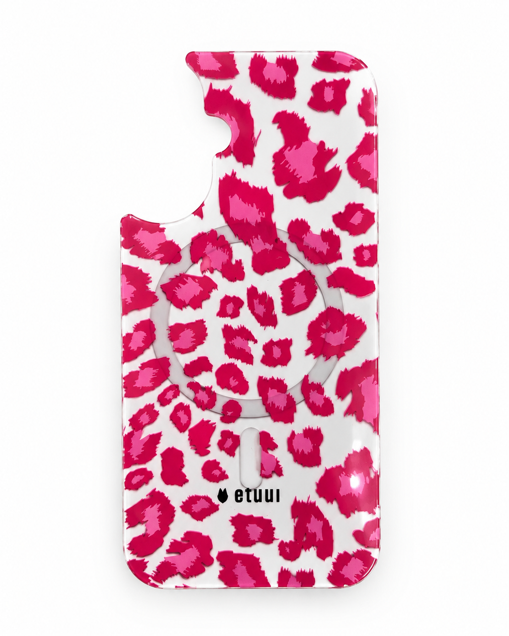 Clip On für Clear Case Handyhülle in Leo Pink