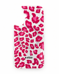 Clip On für Clear Case Handyhülle in Leo Pink