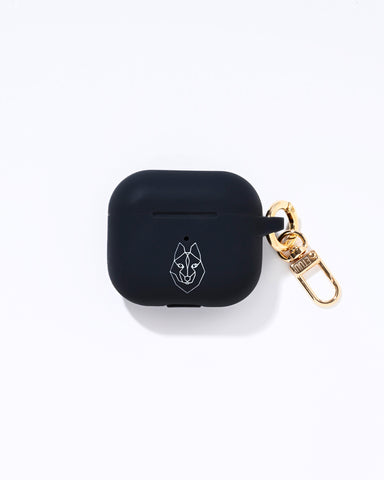 Silikon AirPod Case Schwarz Gold