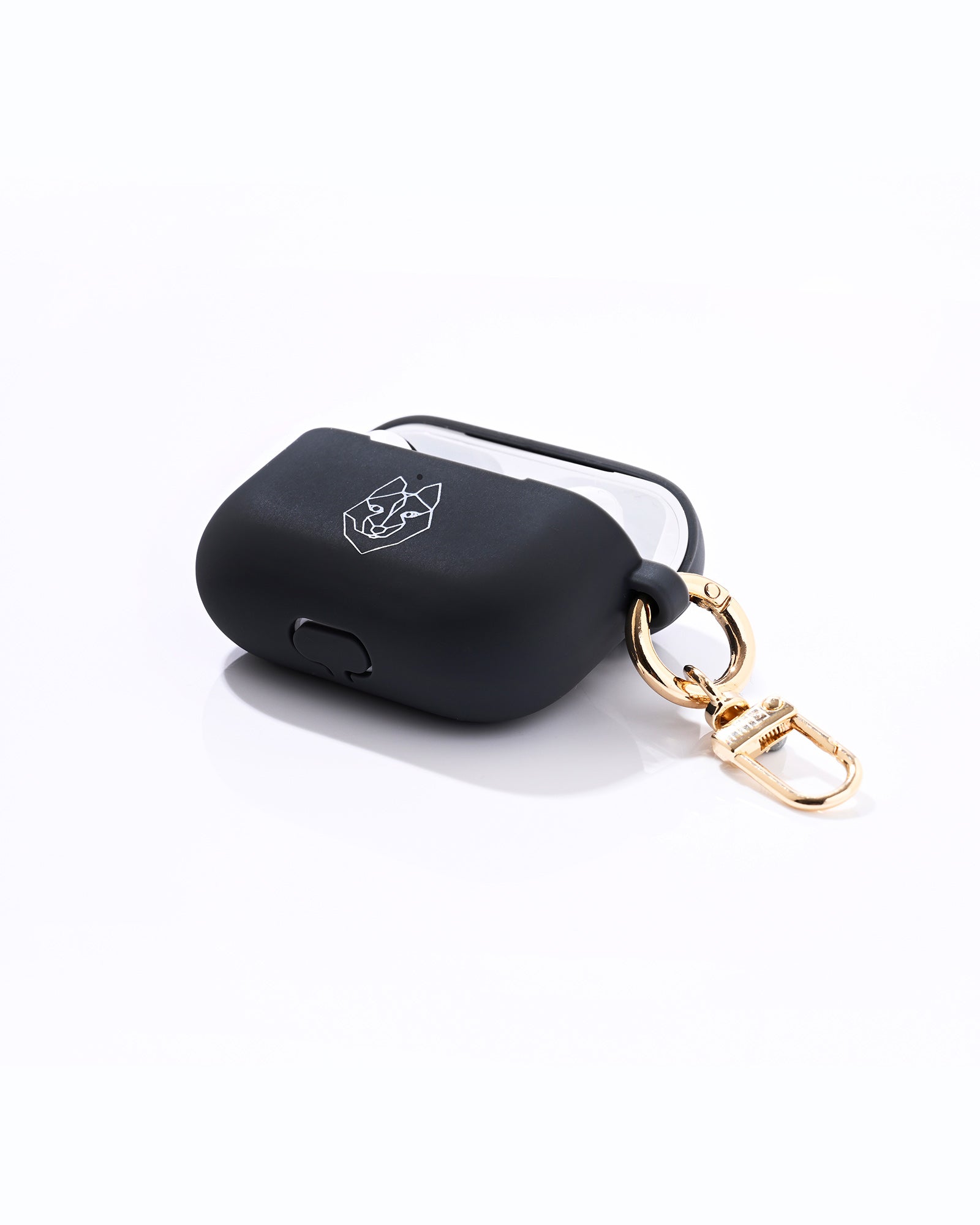 Silikon AirPod Case Schwarz Gold