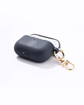 Silikon AirPod Case Dunkelgrau Gold