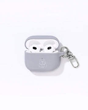 Silikon AirPod Case Hellgrau Silber