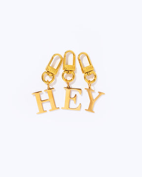 Letter charms gold 18K