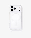 Clear Case mit Ösen MagSafe Weiß