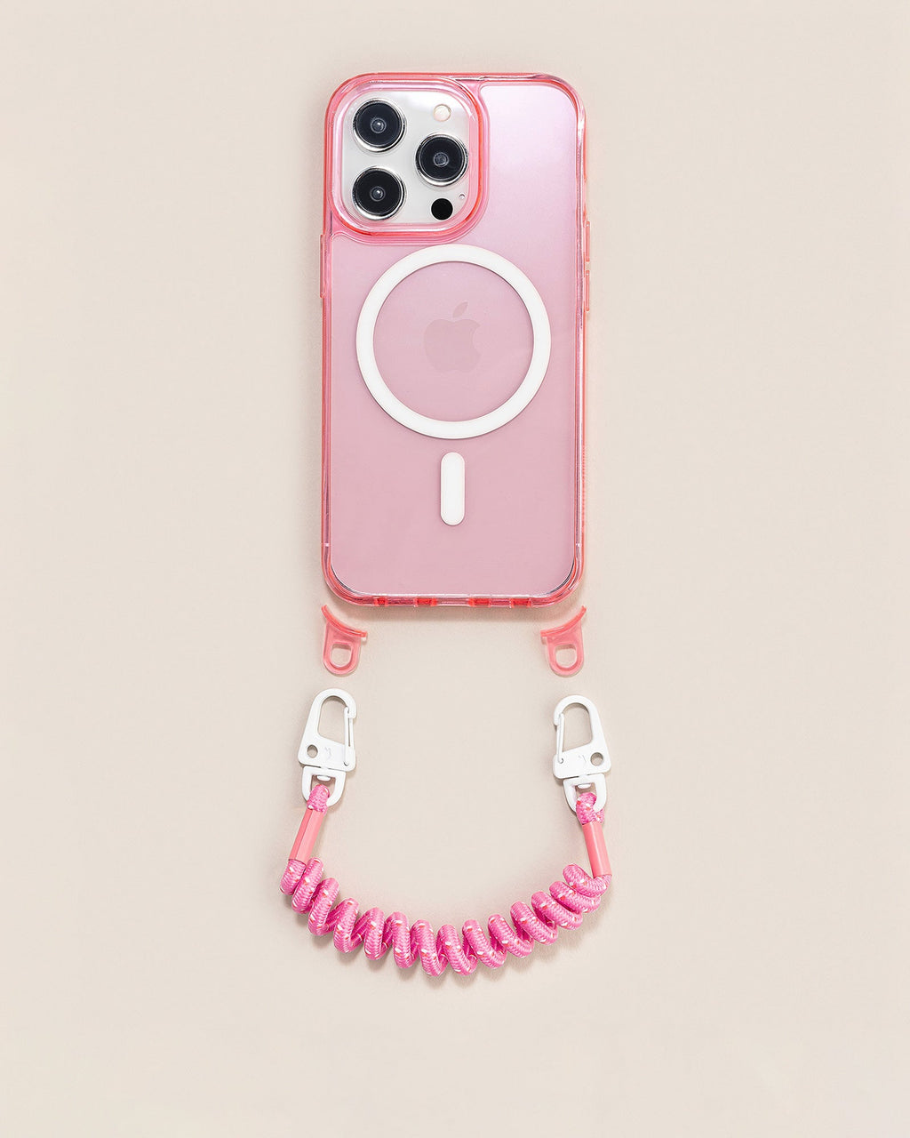 Clear Case Flex Pink MagSafe