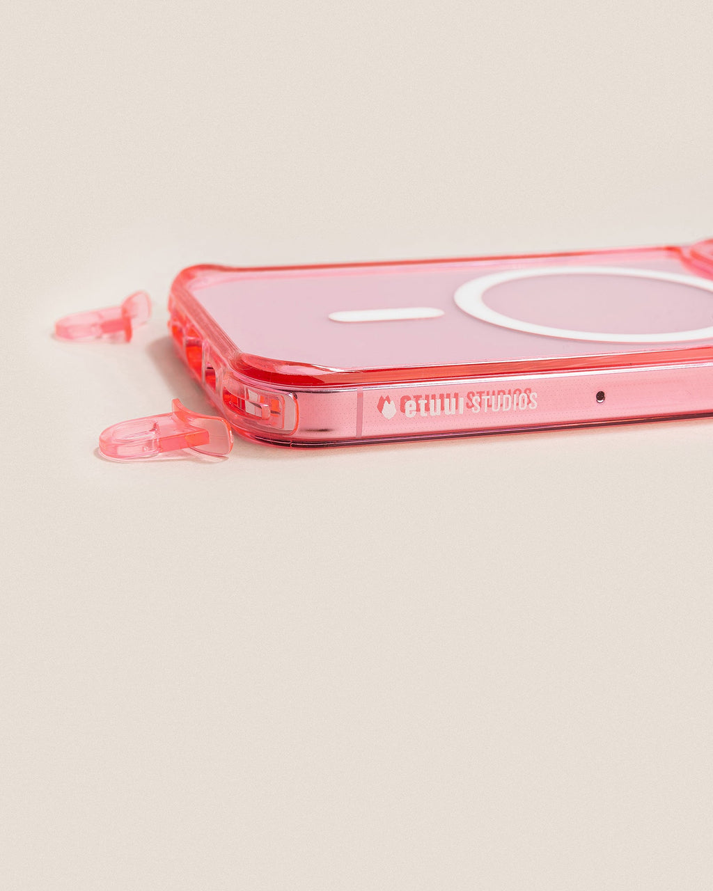 Clear Case Flex Pink MagSafe