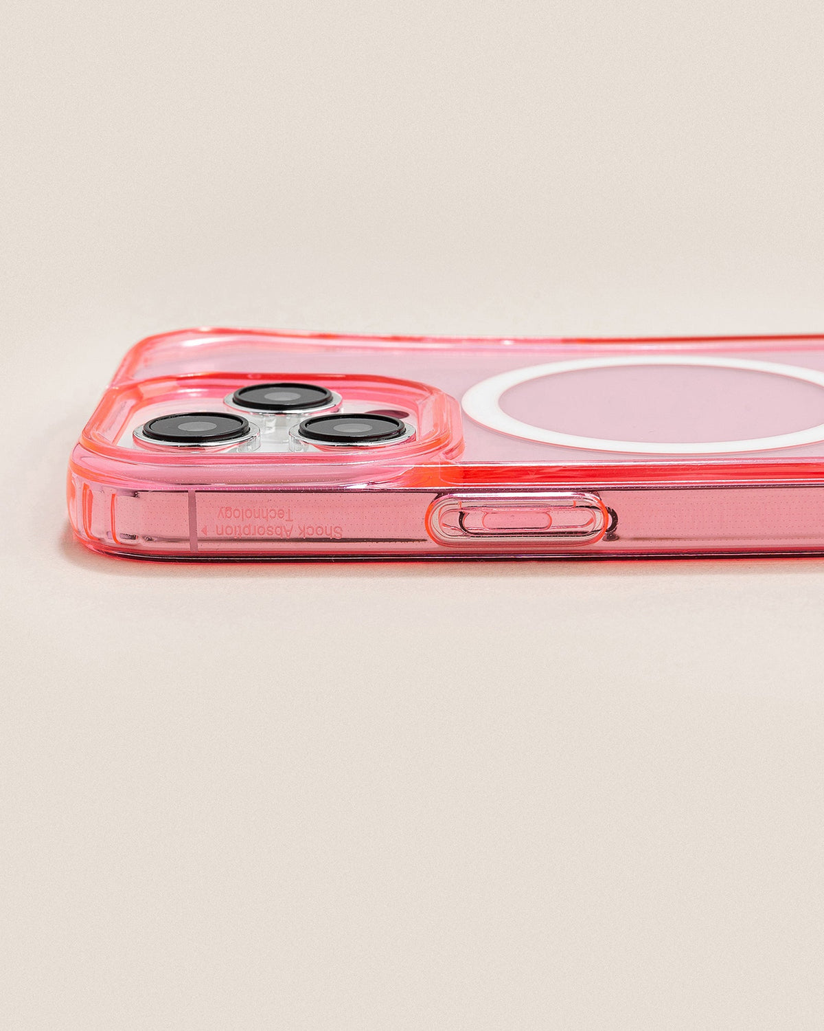 Clear Case Pink MagSafe