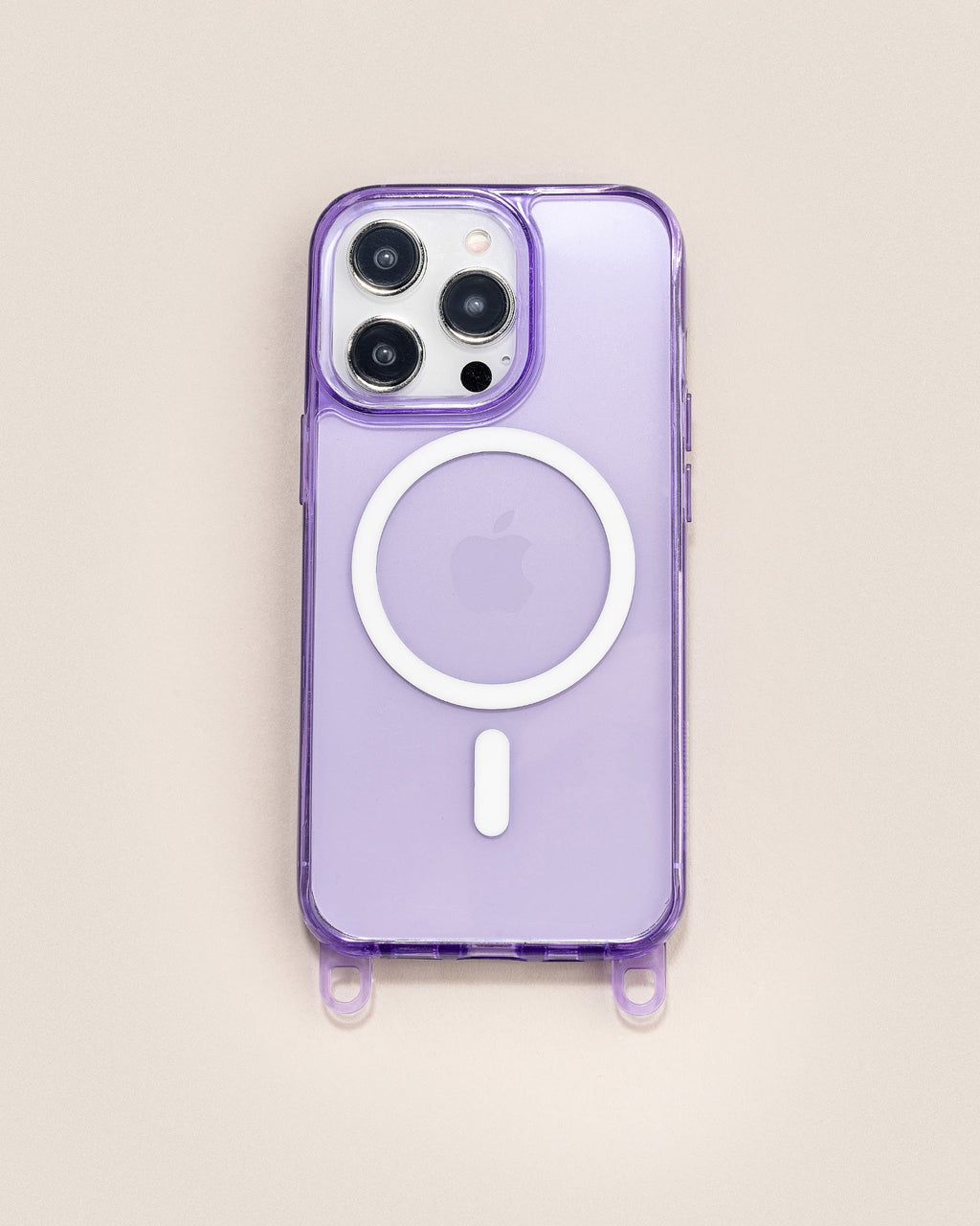 Clear Case Flex Lila MagSafe