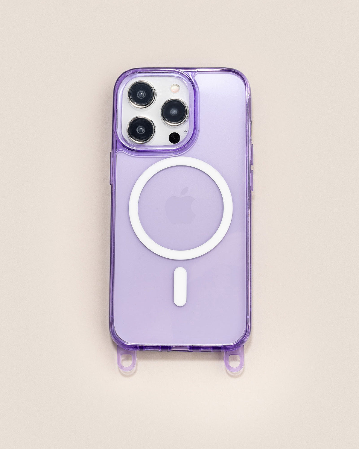 Clear Case Flex Lila MagSafe