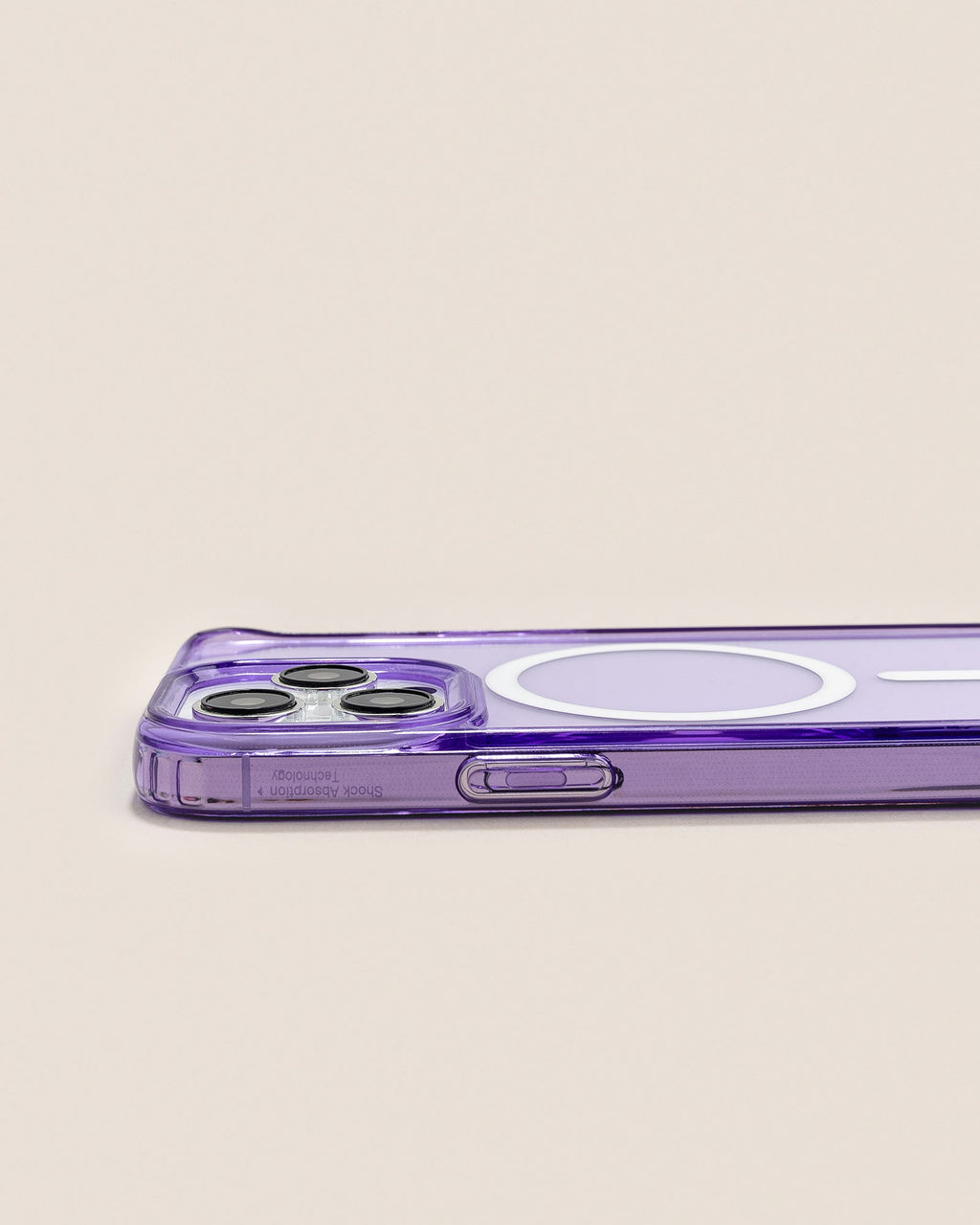 Clear Case Flex Lila MagSafe