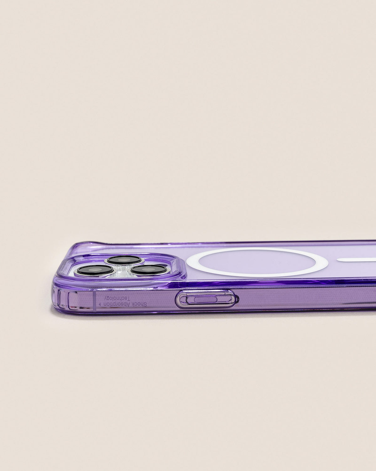 Clear Case Flex Lila MagSafe