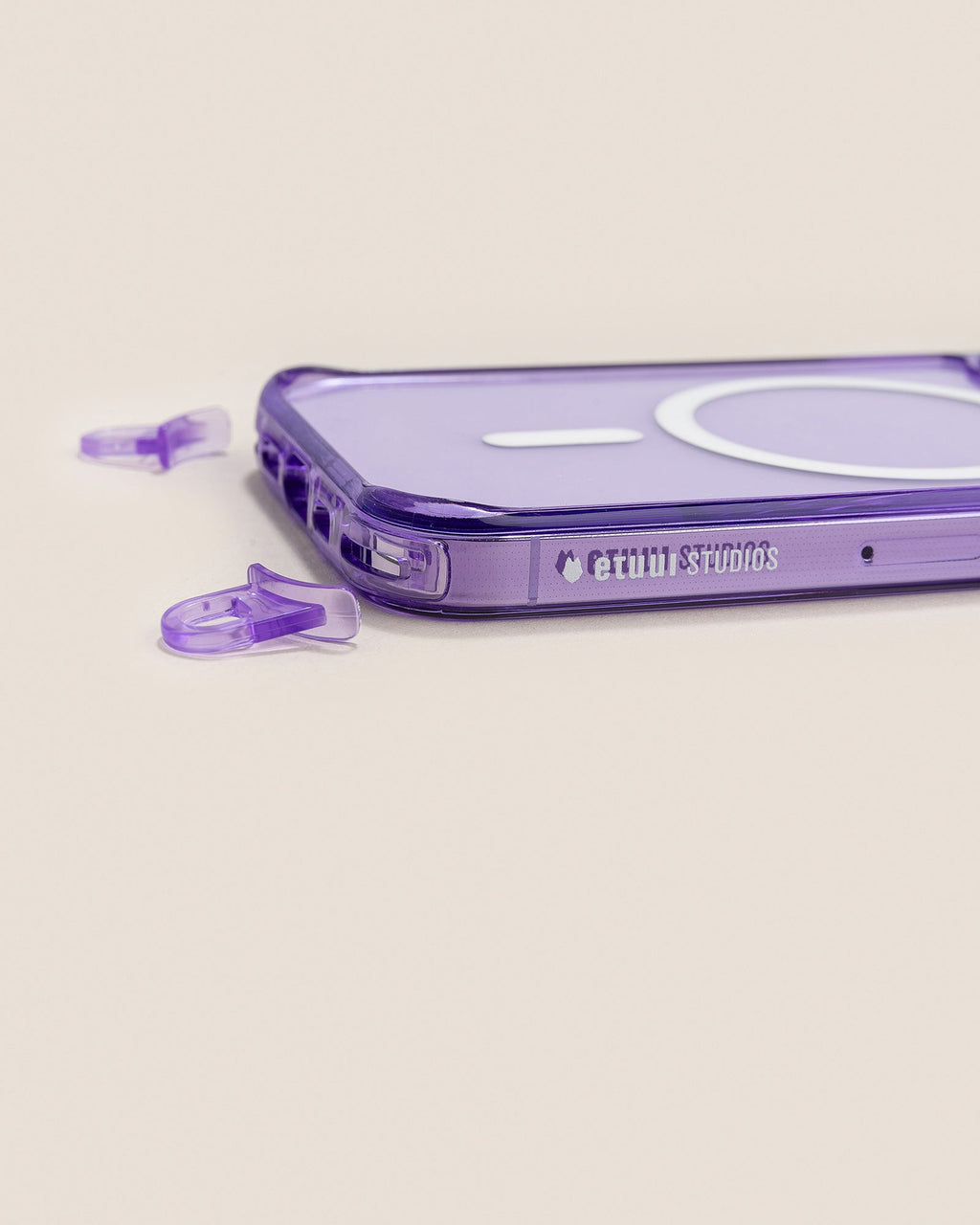 Clear Case Flex Lila MagSafe