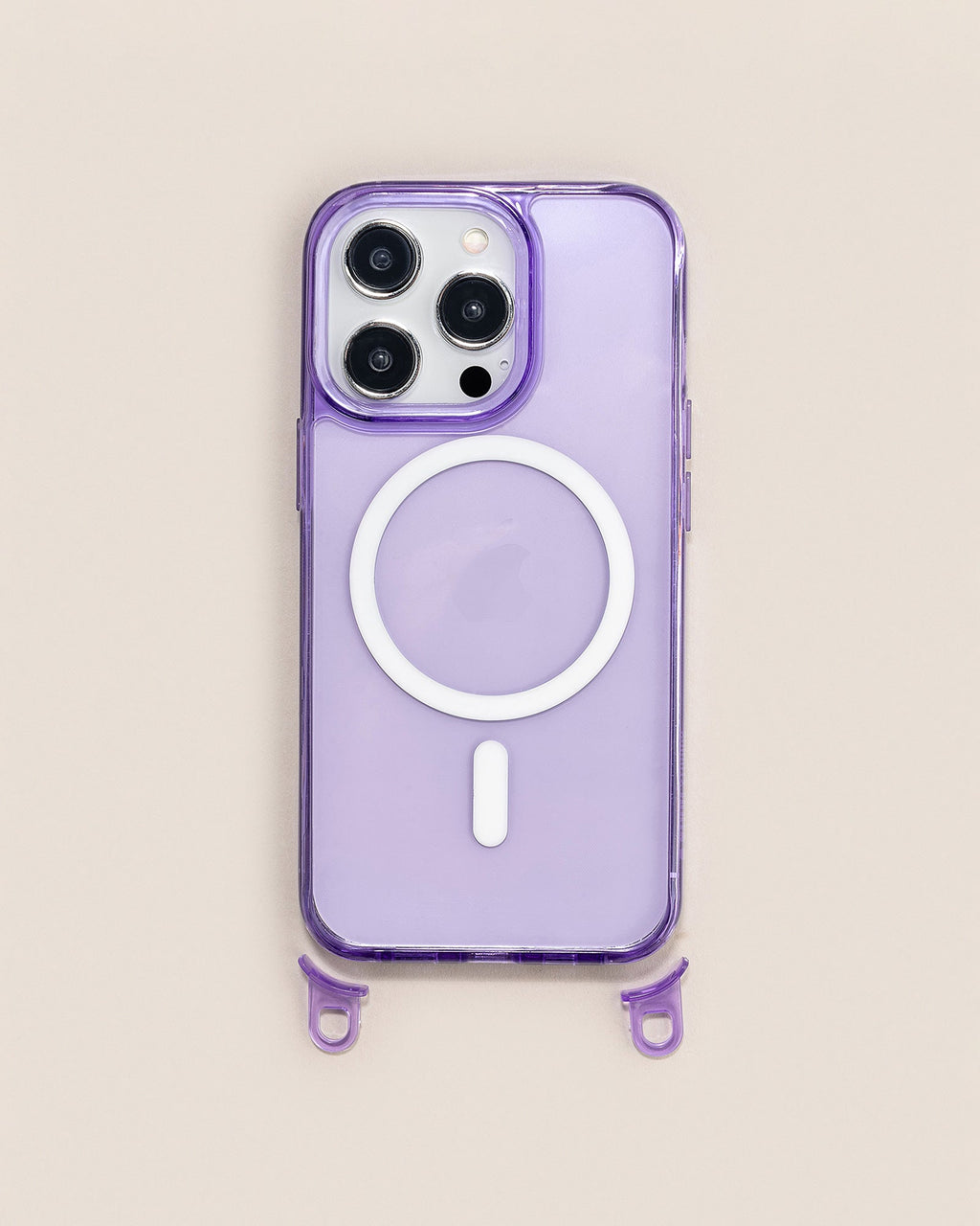 Clear Case Flex Lila MagSafe
