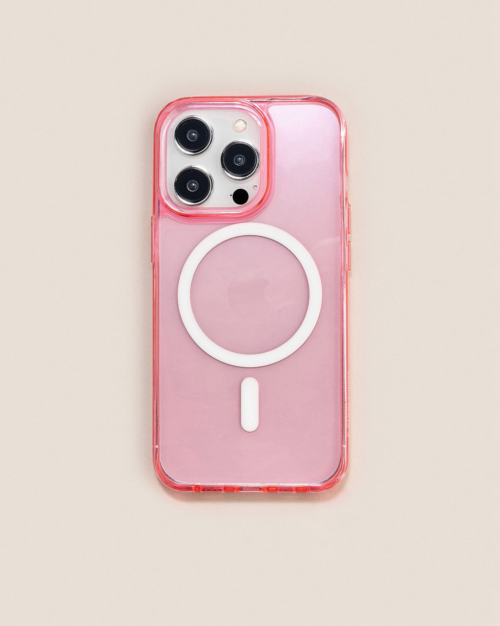 Clear Case Pink MagSafe
