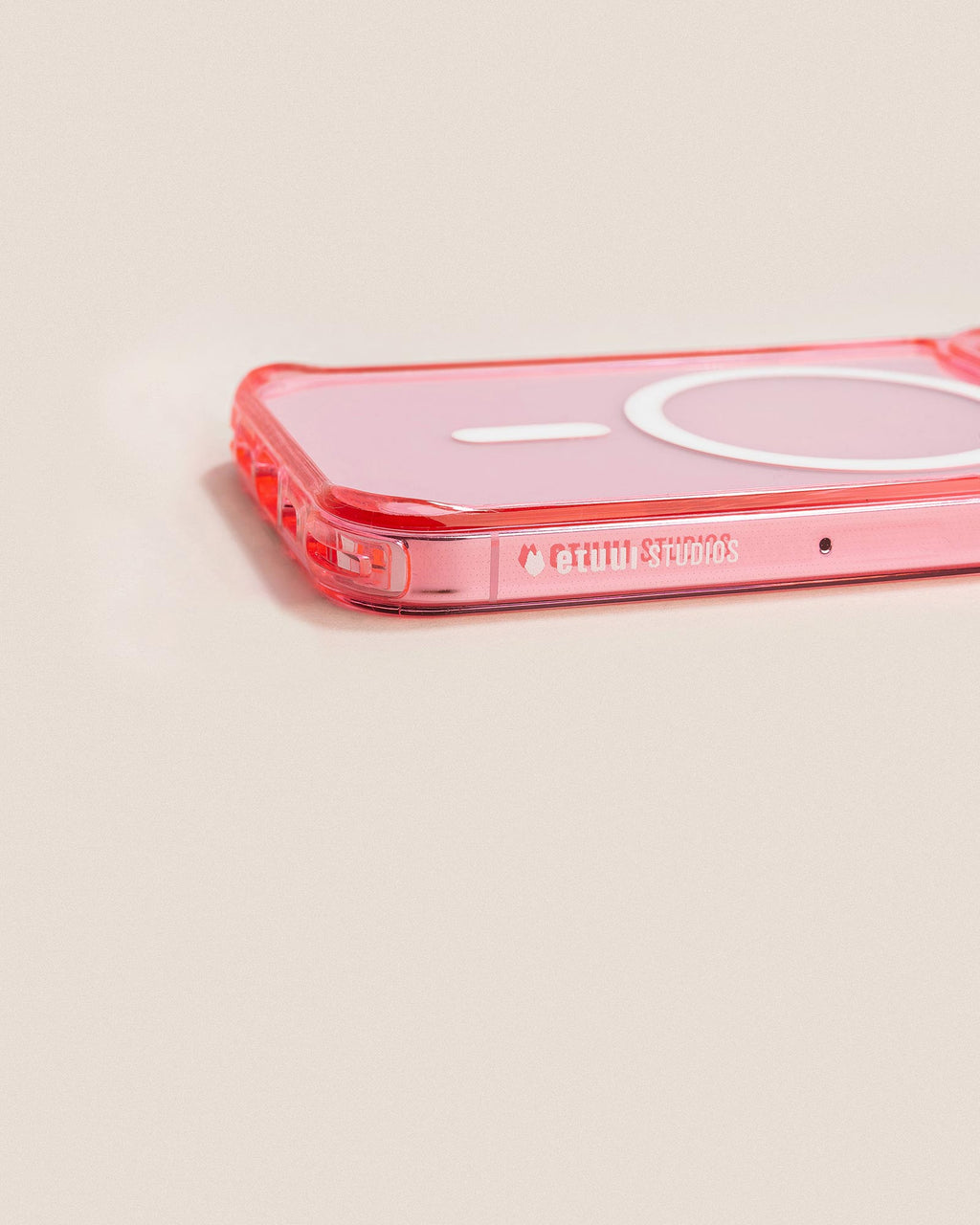 Clear Case Pink MagSafe