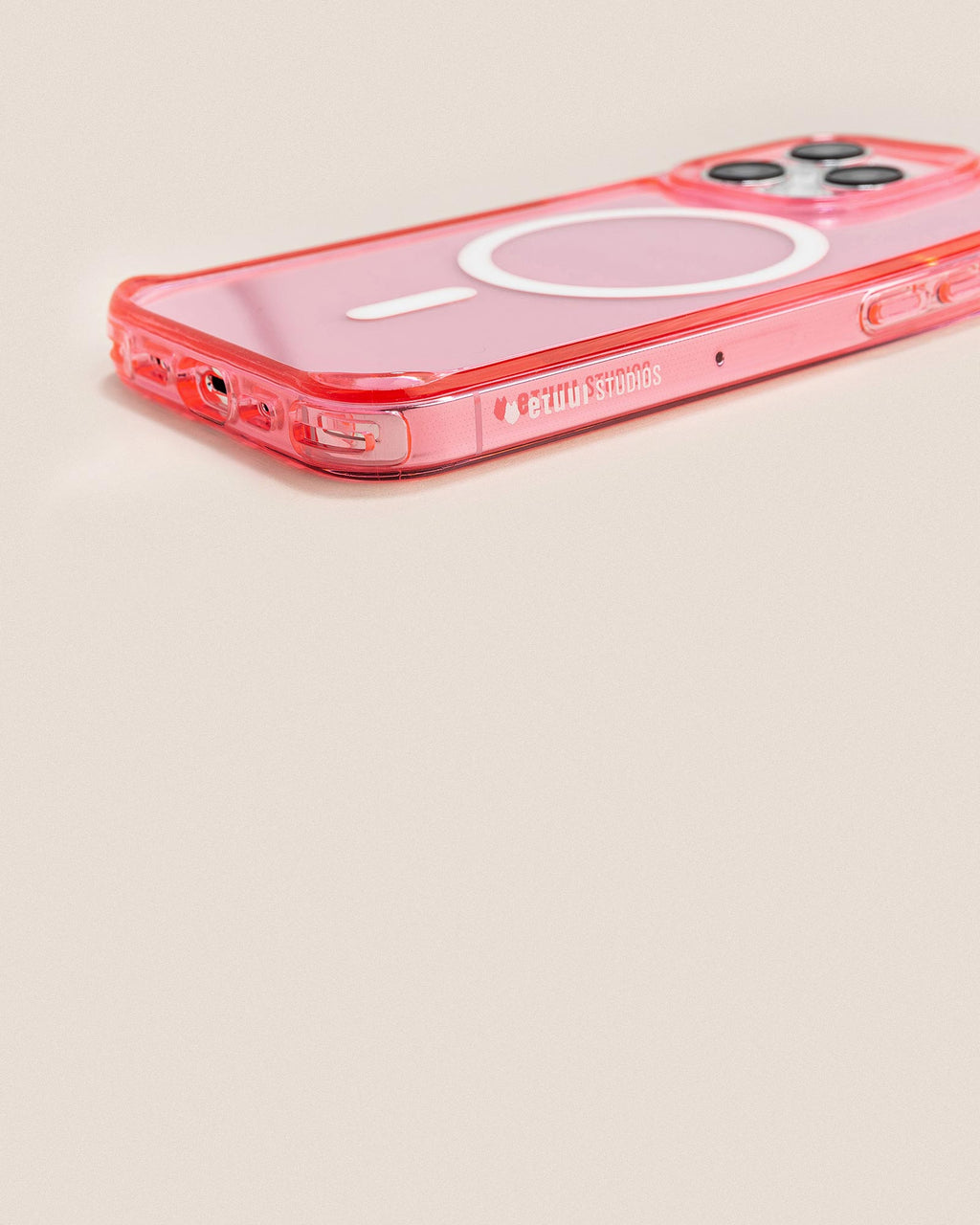 Clear Case Pink MagSafe