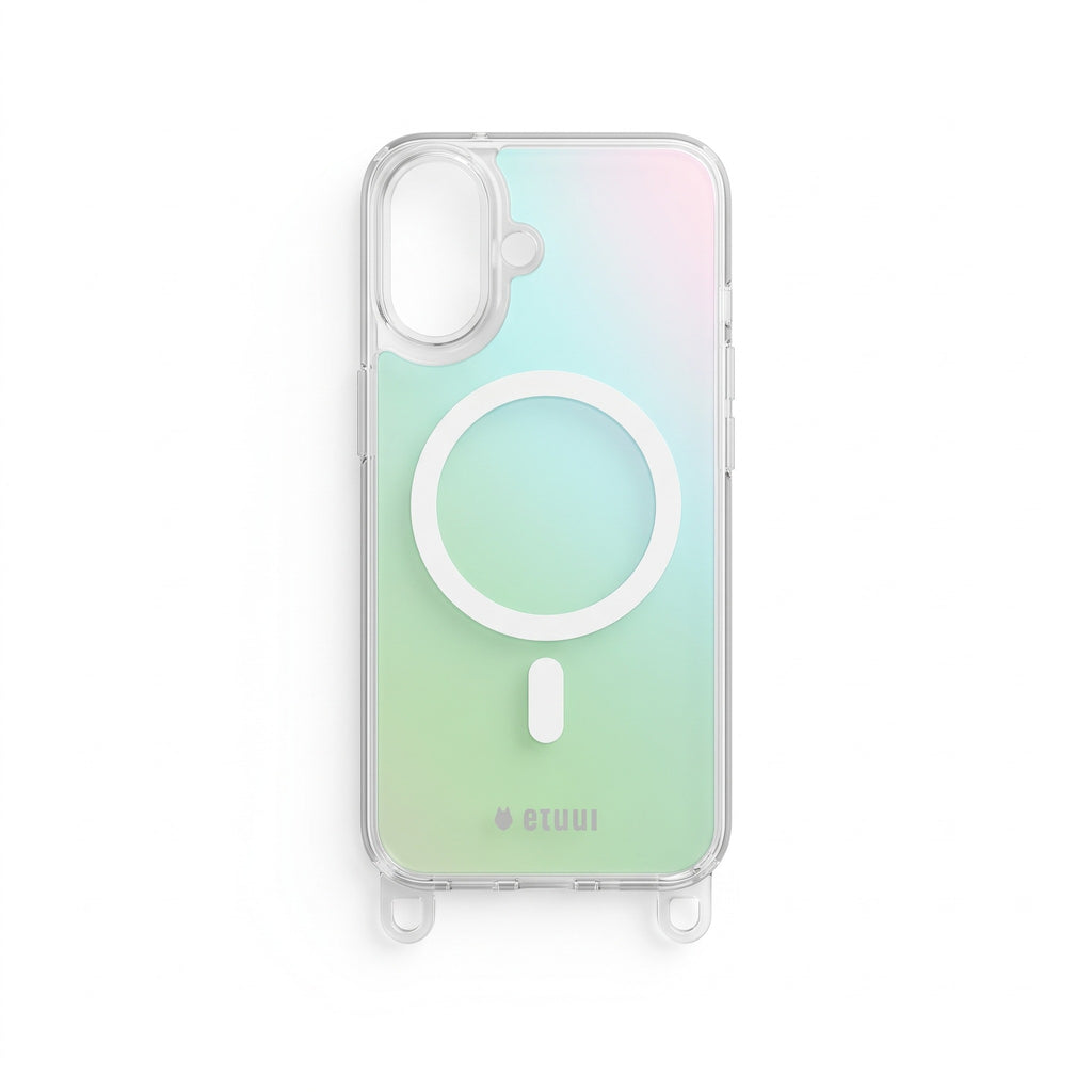 Clear Case + Rainbow Clip-On | MagSafe