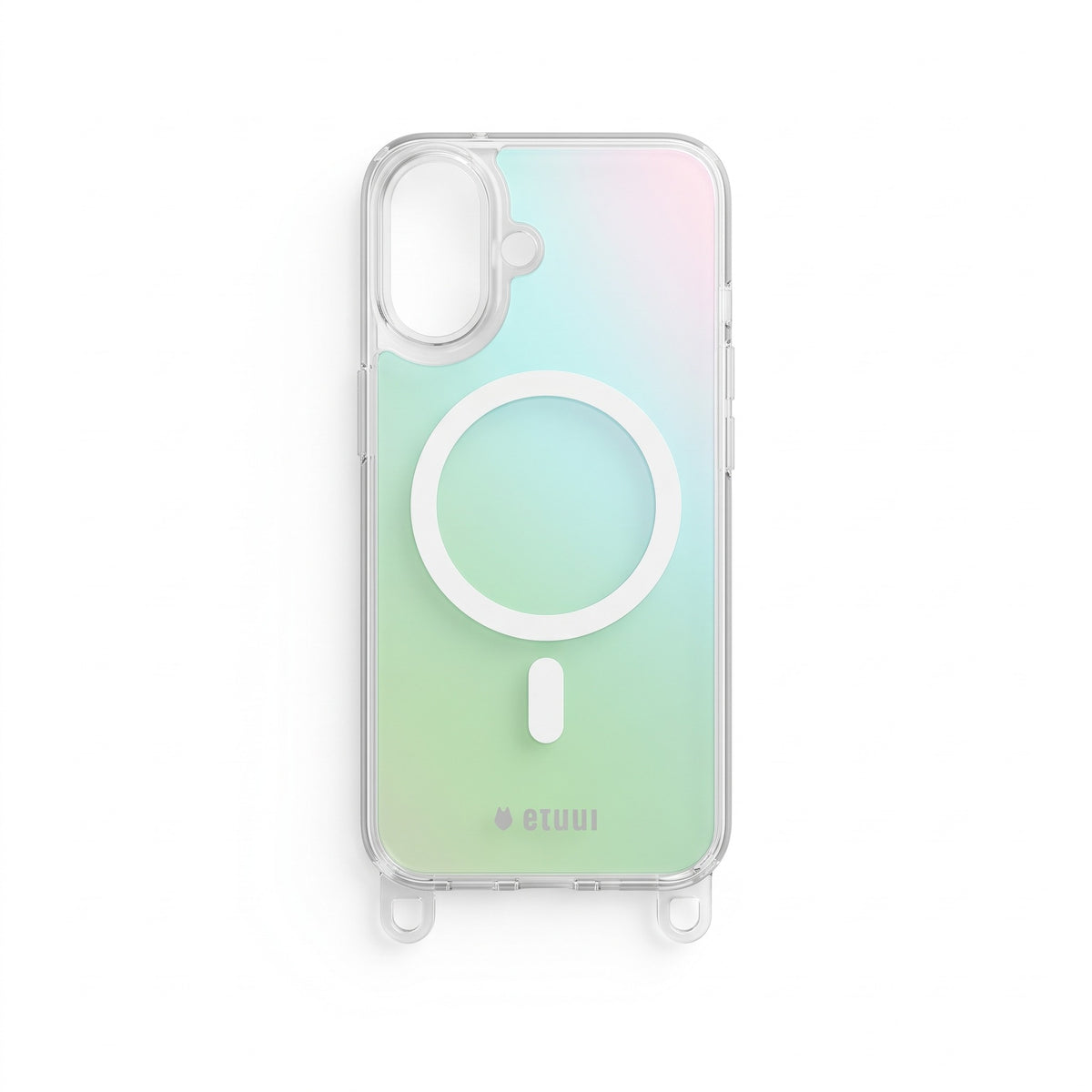 Clear Case + Rainbow Clip-On | MagSafe