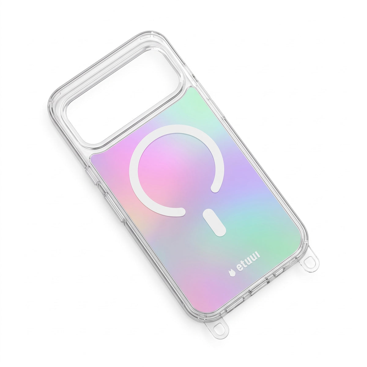 Clear Case + Rainbow Clip-On | MagSafe