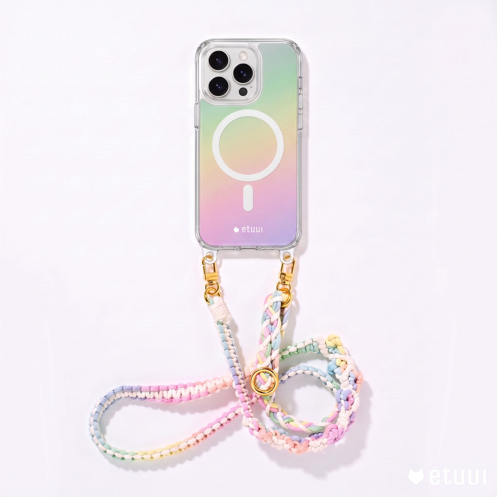 Clear Case + Rainbow Clip-On | MagSafe