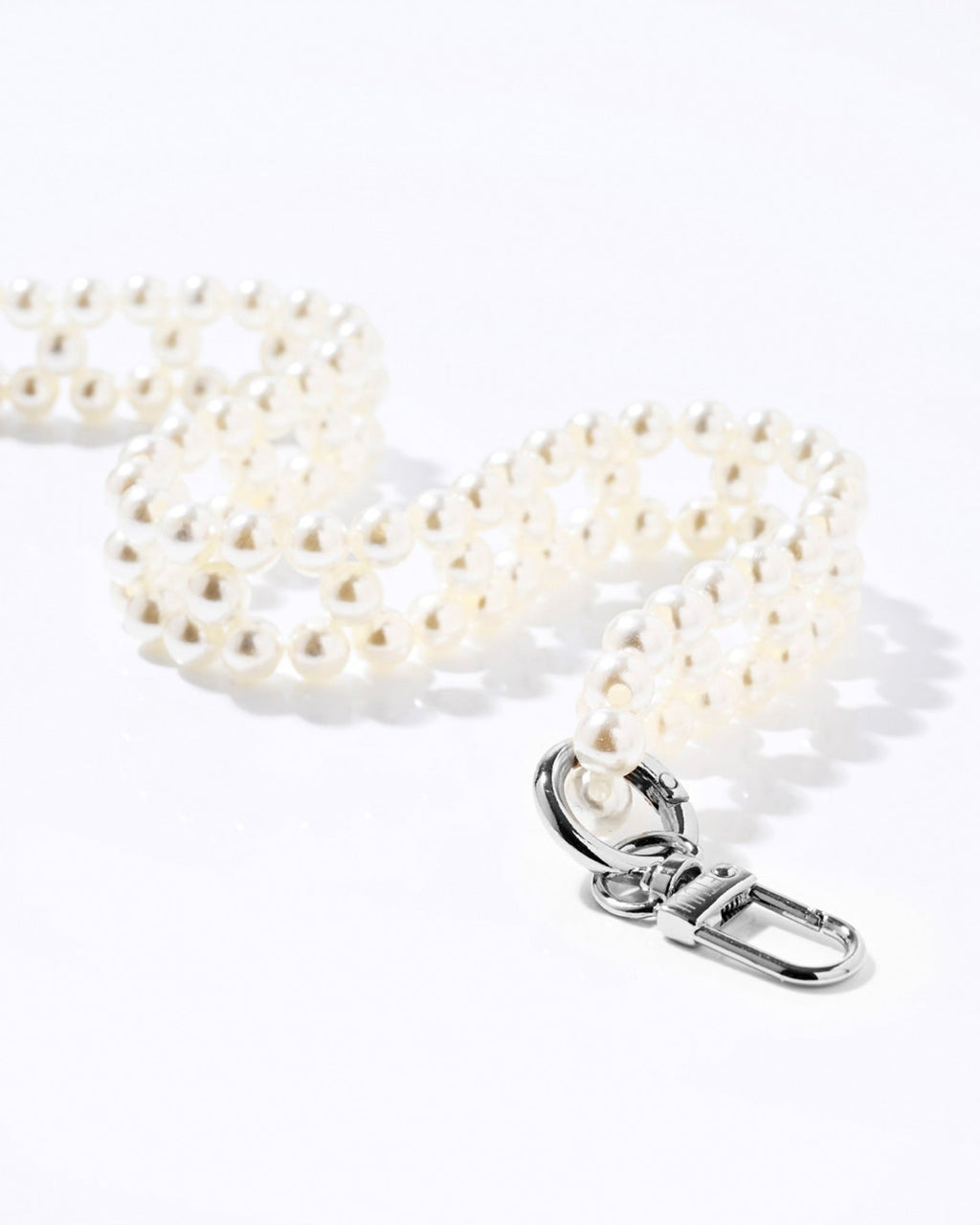 Petit Emily Chain Weiss Silber