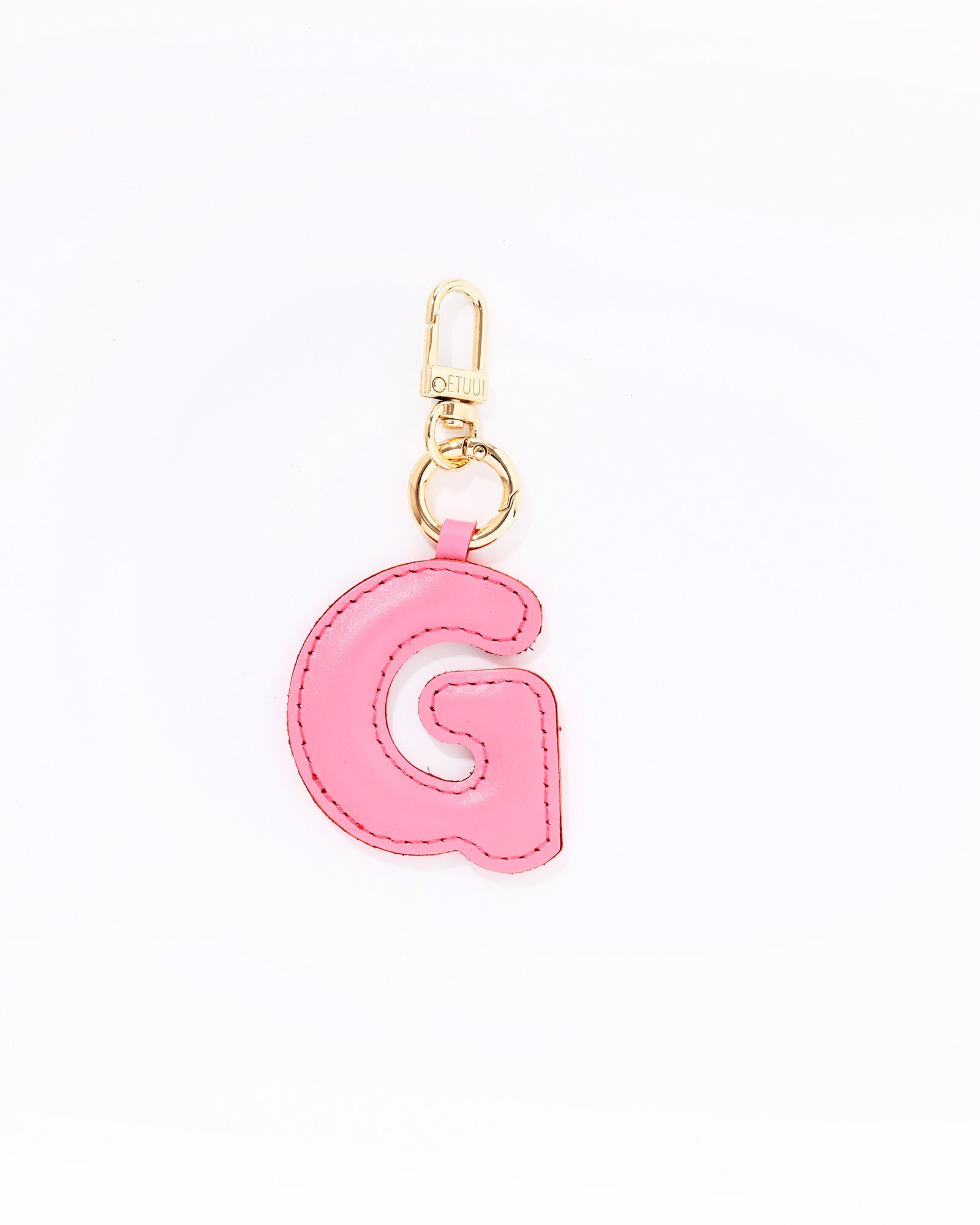 Puffer Letter Charms Pink