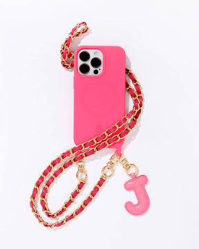 Puffer Letter Charms Pink