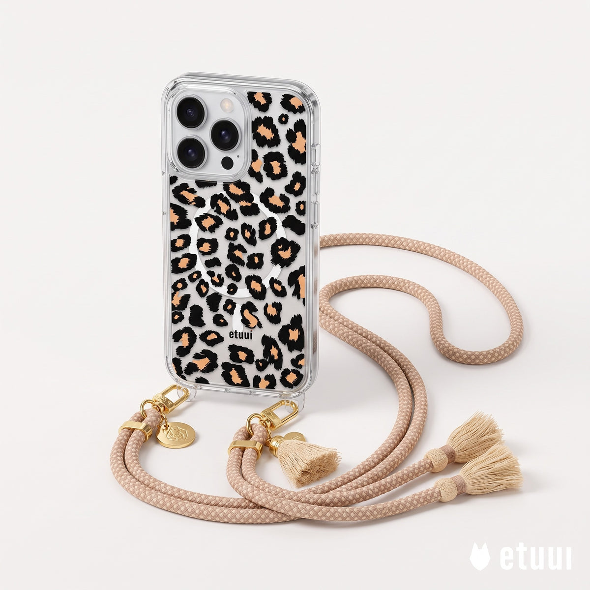 Clear Case + Leo Clip-On | MagSafe