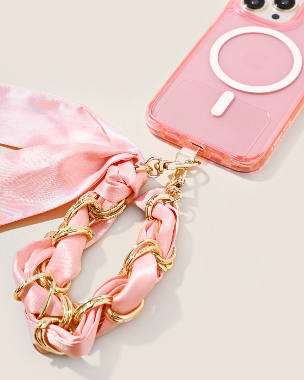 Clear Case Pink MagSafe