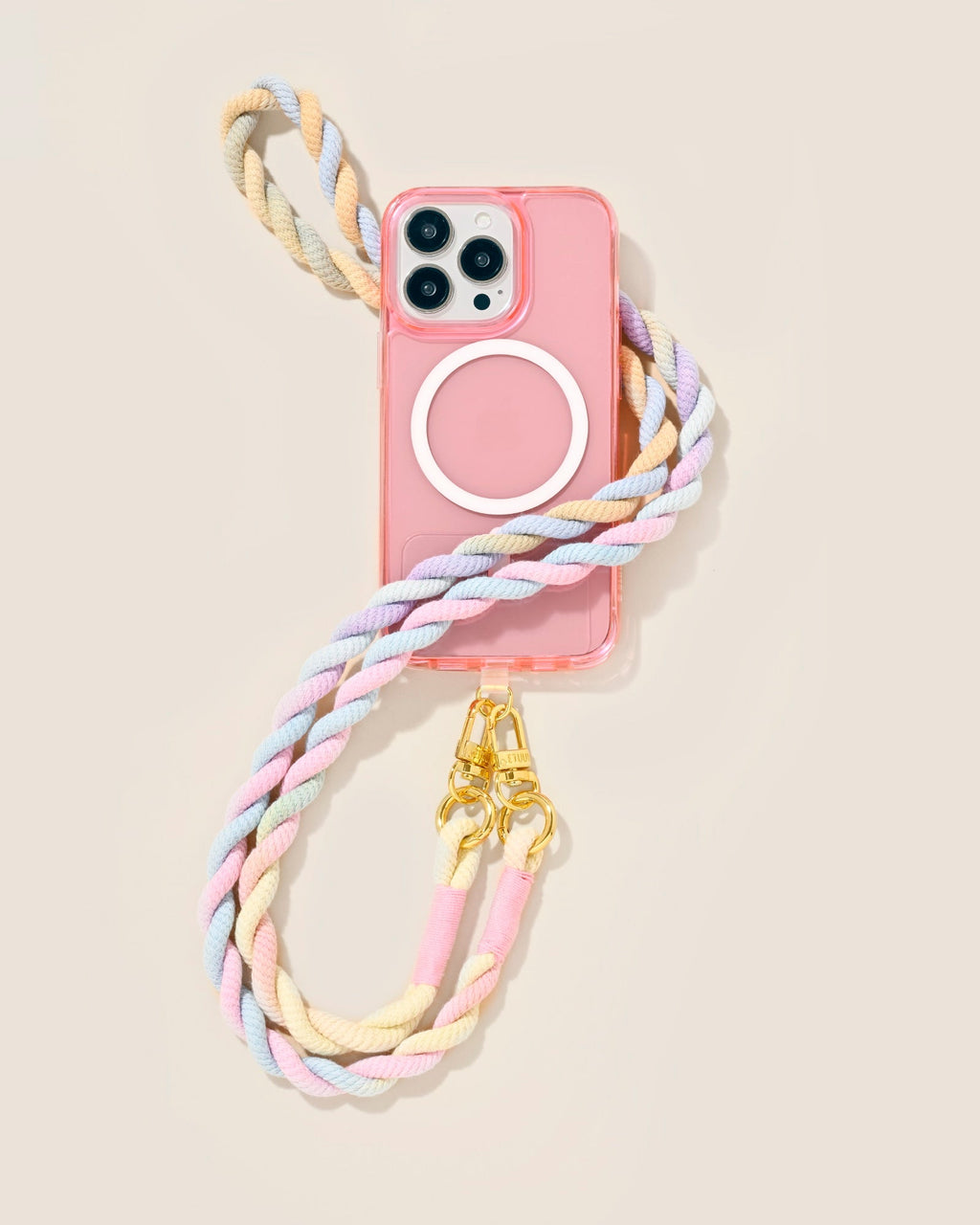 Clear Case Pink MagSafe