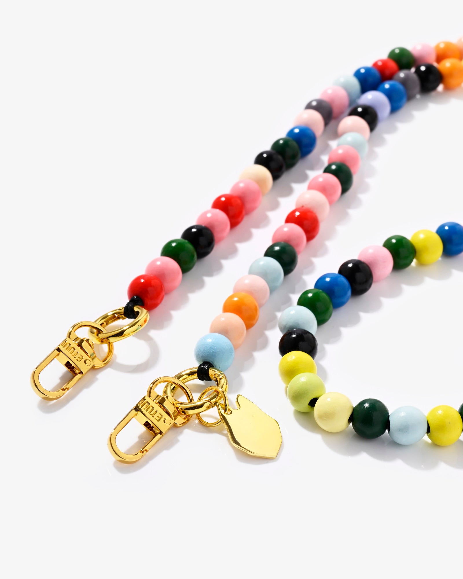 Woody Rainbow wooden necklace